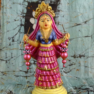 Bombay Bazaar Earrings (With Hand-Woven Beaded Beads)