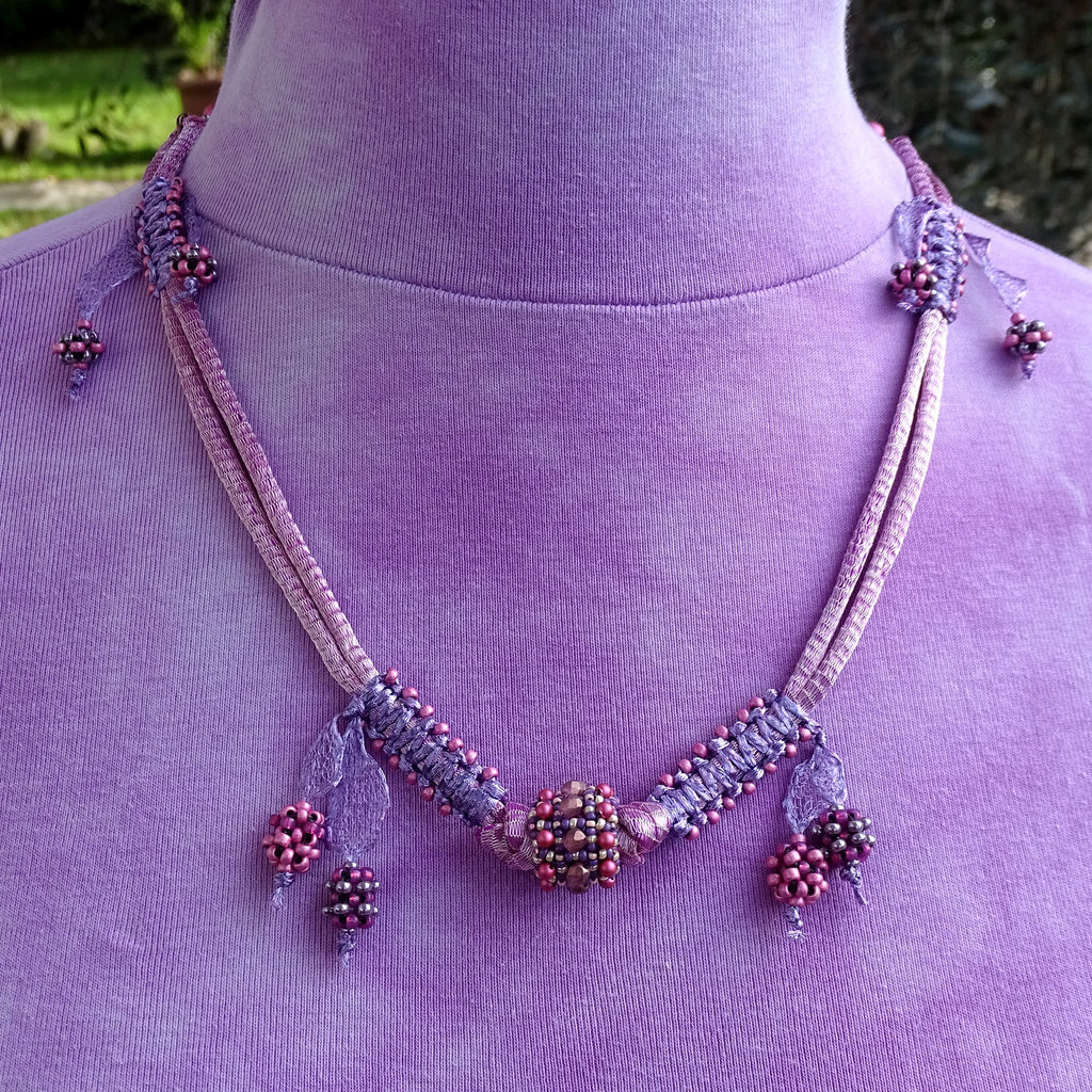 Elderberry Weave Necklace (Hand Woven)