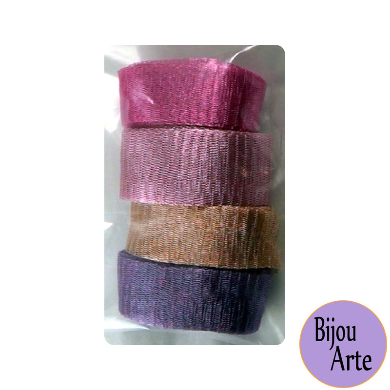 Wire Mesh Ribbon Color Pack (20mm): Spring's Blush