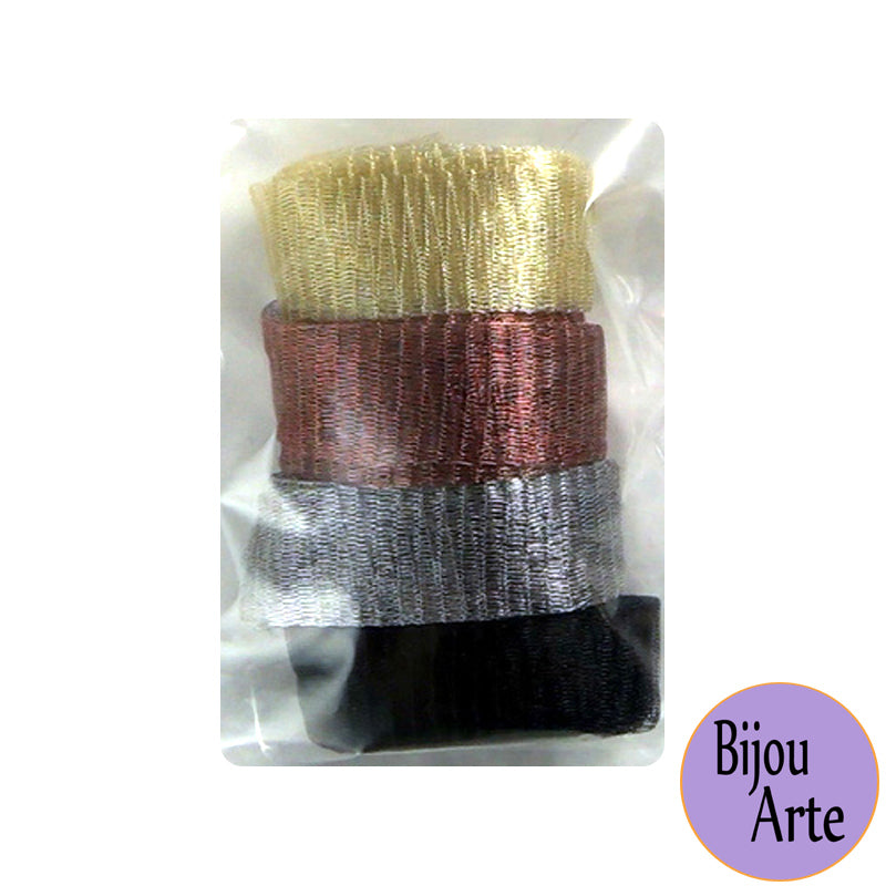 Wire Mesh Ribbon Color Pack (20mm): The Neutral Zone