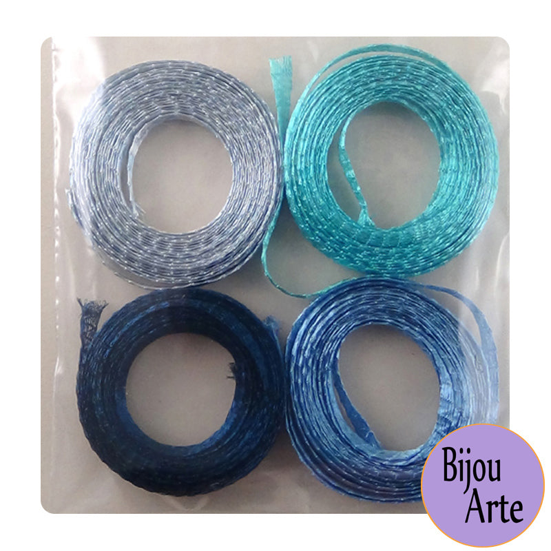 Wire Mesh Ribbon Color Pack (6mm): I Got The Blues