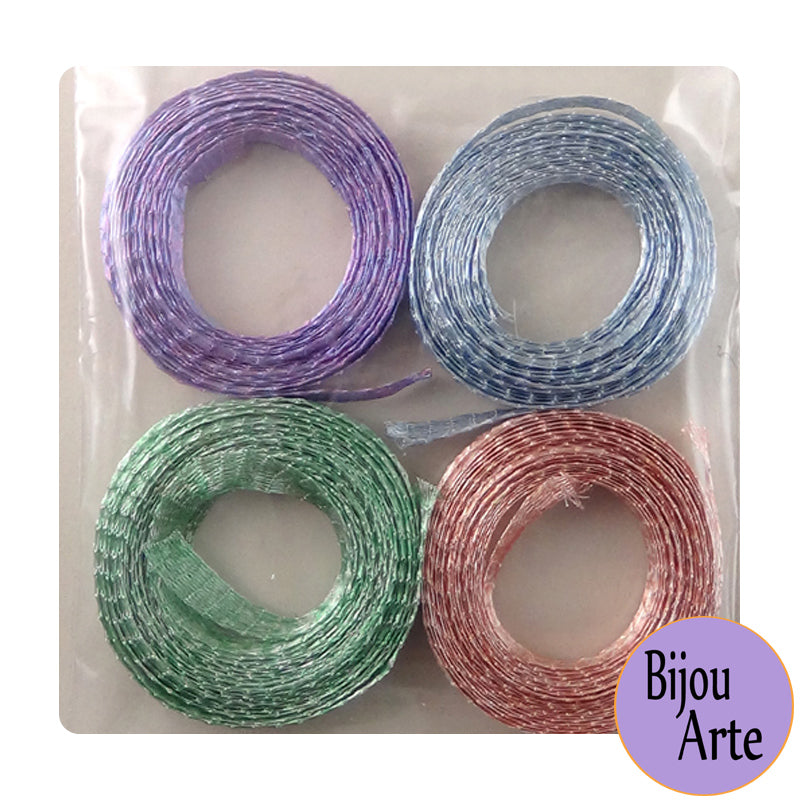 Wire Mesh Ribbon Color Pack (6mm): "Summer Fun"