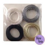 Wire Mesh Ribbon Color Pack (6mm): "Neutral Zone"