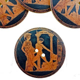 Roman Motif Large Focal Button