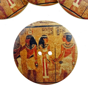 Egyptian Motif Large Focal Button