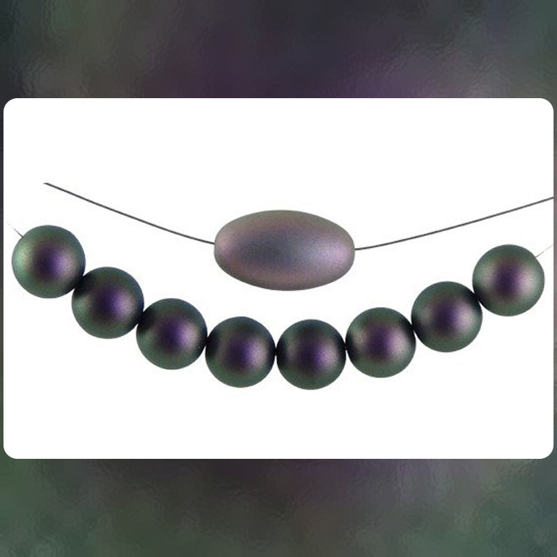 Italian Resin Beads: Set Of 9