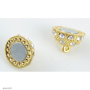 Heavy-Duty Magnetic Clasps: Gold-Plated