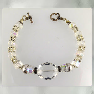 Miyuki Seed Bead & Cut Crystal Bracelet