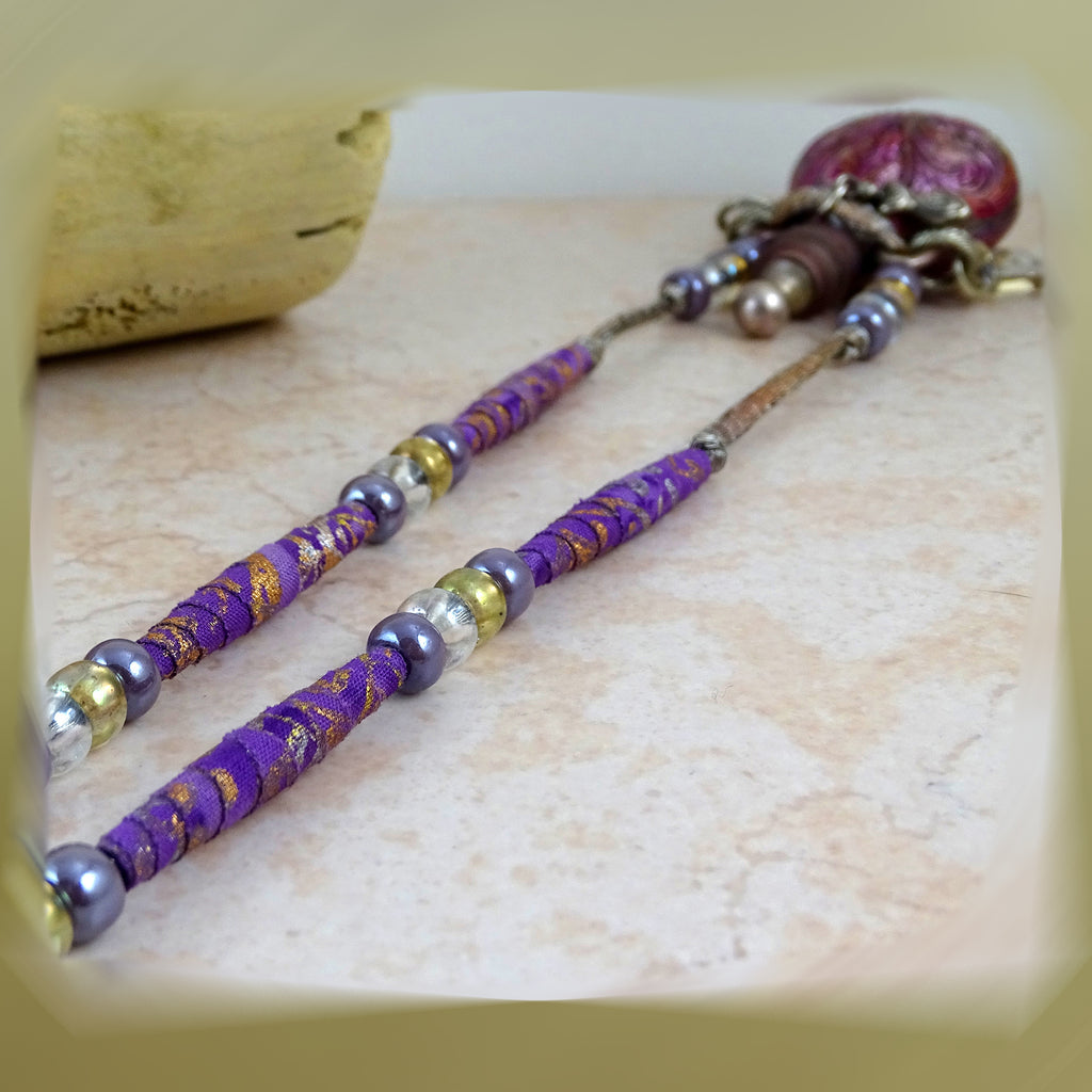 Violet Night "Tincture Vessel" Necklace
