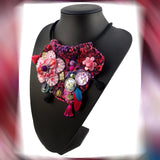 February’s Flower: Collage-Treasure Necklace