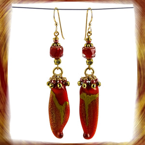 Sassy Chili Pepper Earrings