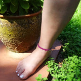 The Princess Anklet: Hot Pink/Purple