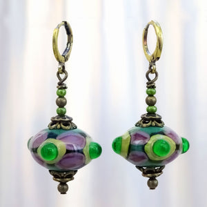 Fantasia Firenze Handcrafted Jewelry: Mellow Meadow Earrings