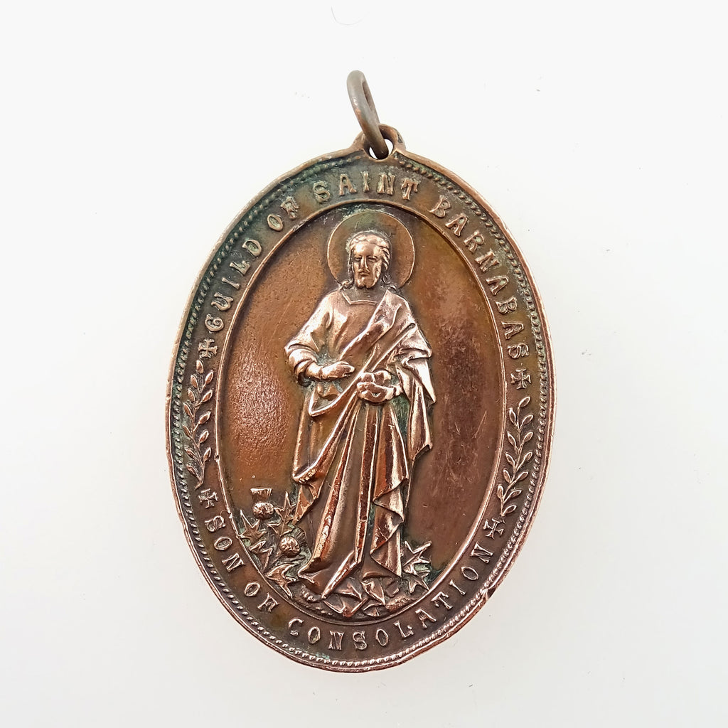 Jesus Christ/Jesus and Mary Solid Copper Pendant (double-sided)