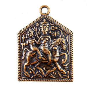 Hindu God and Goddess Pendant (double-sided)