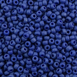 Miyuki Seed Bead 8/0: Opaque Matte Luster Cobalt (10 Grams)