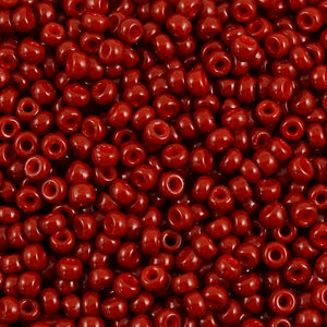 Miyuki Seed Bead 8/0: Duracoat Opaque Jujube Red (10 Grams)
