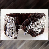 Hand-Crocheted Cuff Bracelet