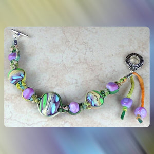 Terra-Cielo Macramè Bracelet