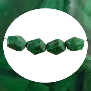 Italian Resin Beads: Set Of 4