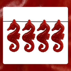 Italian Resin Beads: Set Of 4