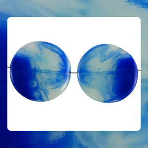 Italian Resin Beads: Set Of 2