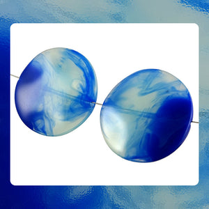 Italian Resin Beads: Set Of 2