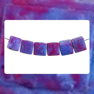 Italian Resin Beads: Set Of 6