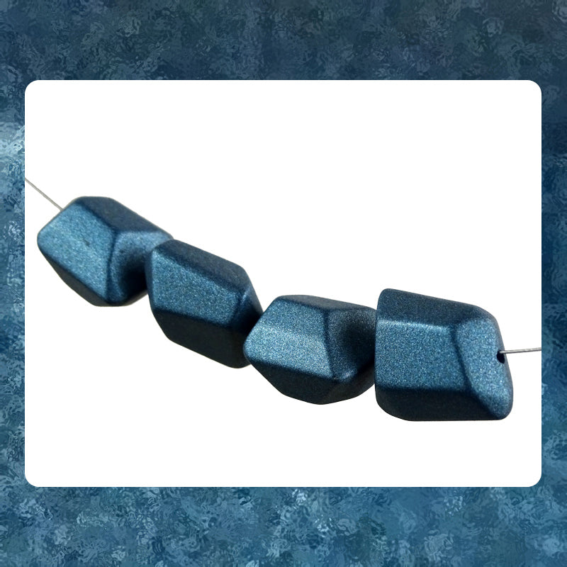 Italian Resin Beads: Set Of 4