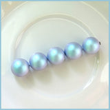 Swarovski Crystal Pearls: 10mm / Iris. Light Blue / Bag of 5 Pieces (5810)