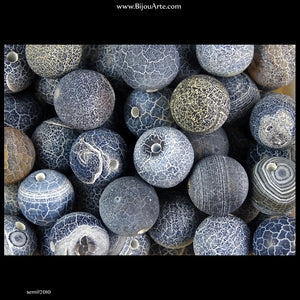 Pietre Semipreziose - Agata - Satinata Opaca (Set di 10 pezzi)