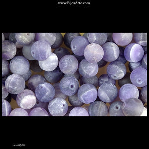Semi-Precious Stones: Amethyst - Matte Finish (Pack of 10)