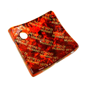 Venetian Glass Pendant: Handmade In Murano