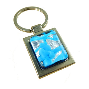 Venetian Key Ring w/ Glass Pendant: Handmade In Murano